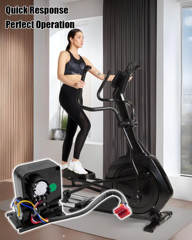 Vaticas Resistance Tension Motor 6V Fit for NordicTrack 9600 Basic Stride Trainer 320 330 Cross Trainer 480 510 Replace 193223 175656 182556 182851 NEL07940, 2.76" x 2.96" x 2.76" - Image 4